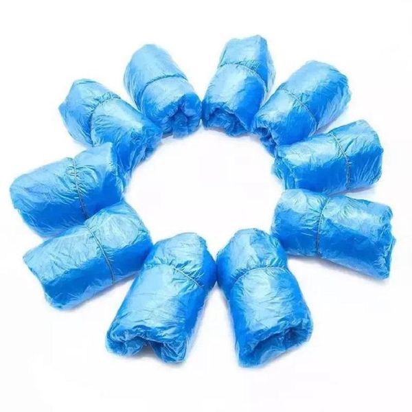 

600/1000/1500 pcs disposable shoe covers anti slip waterproof boot overshoes safety protection from rainy season