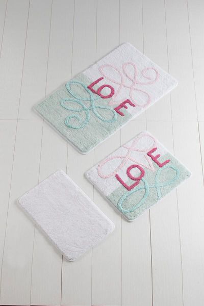 

eros mint 3-set bath mat 8694545029811 mats