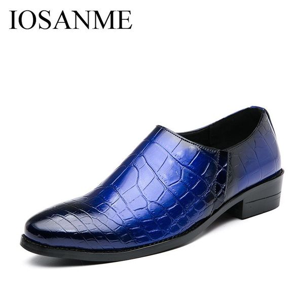 

dress shoes blue snake skin leather men formal fashion elegant male wedding footwear big size red flats man oxford for, Black