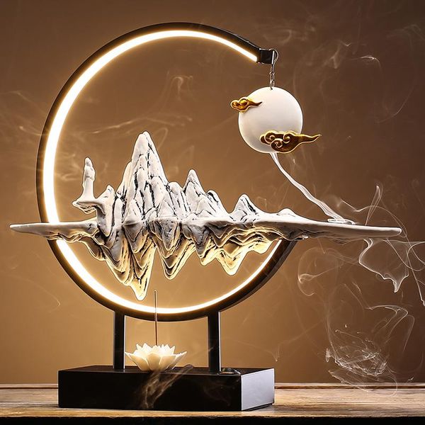 

indoor modern art incense burner aromatize creativity home decoration quemador de incienso decor bc50xl fragrance lamps