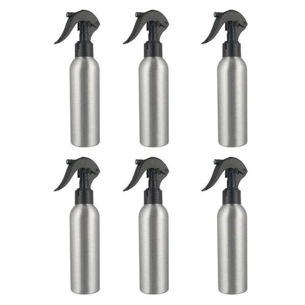 

watering equipments 6pcs 250ml aluminum spray bottle portable mini perfume bottles empty refillable cosmetic sprayer atomizer