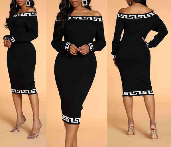 

women black dress off shoulder long sleeves black party bodycon slim fashion for event occation g1214, Black;gray