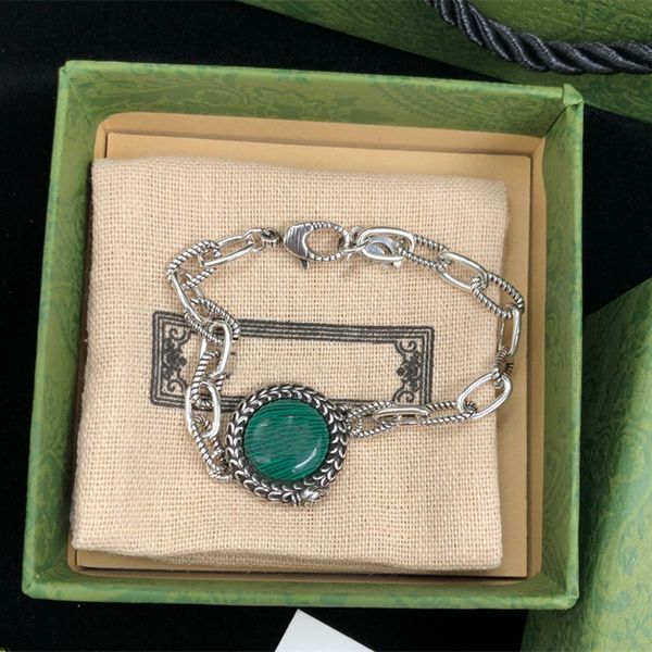 

fashion design letter necklace bracelet for woman gift vintage enamel chains bracelet jewelry supply, Golden;silver