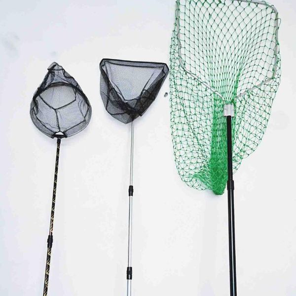 

fishing accessories aluminum alloy net telescoping foldable 170/300cm retractable landing pole folding for