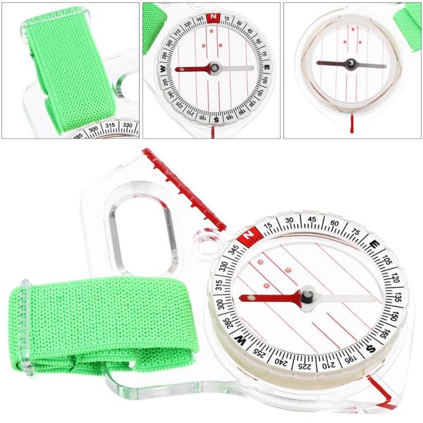 

outdoor gadgets 1pc acrylic compass tools kids physics experiment accessories