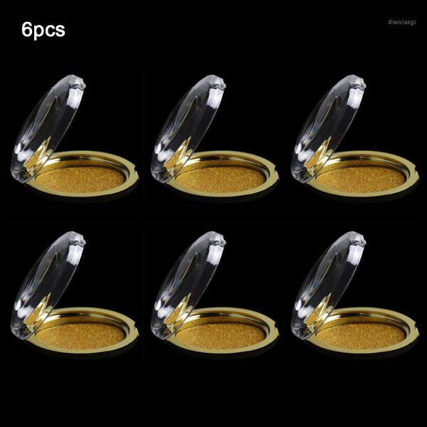 

6pcs/lot black-base glitter background plastic case for mink lashes offer eco-friendly set box eyelashes makeup tool kit1