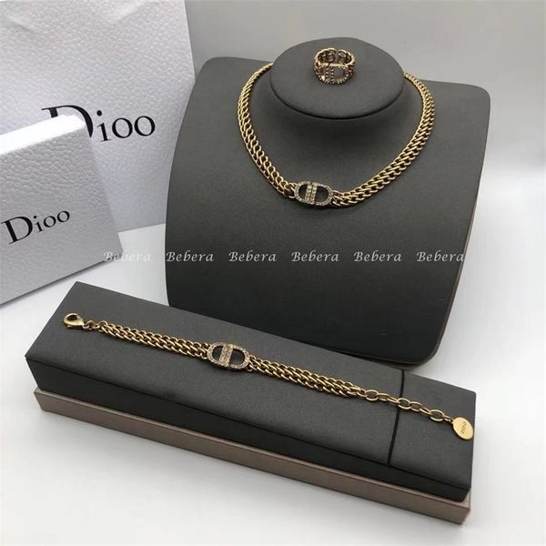 

special offer 75%off outlet new family multi-layer necklace medieval simple bracelet with court style ring, Black
