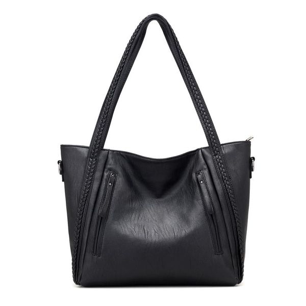 

evening bags 2021 women's handbags soft pu leather large pocket fashion casual shoulder brand capacity bag