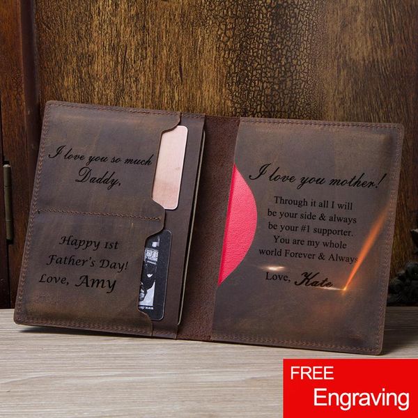 

wallets genuine leather passport cover men coin purse id business card holder travel wallet case for man brand designer portomonee, Red;black