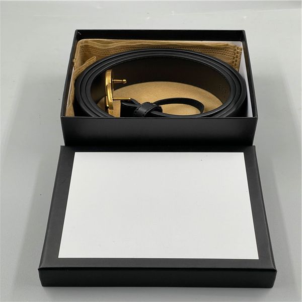 

2021 belt fashion men g buckle fashion genuine leather women belts for men letter double g buckle men women belts 100-125cm, Black;brown