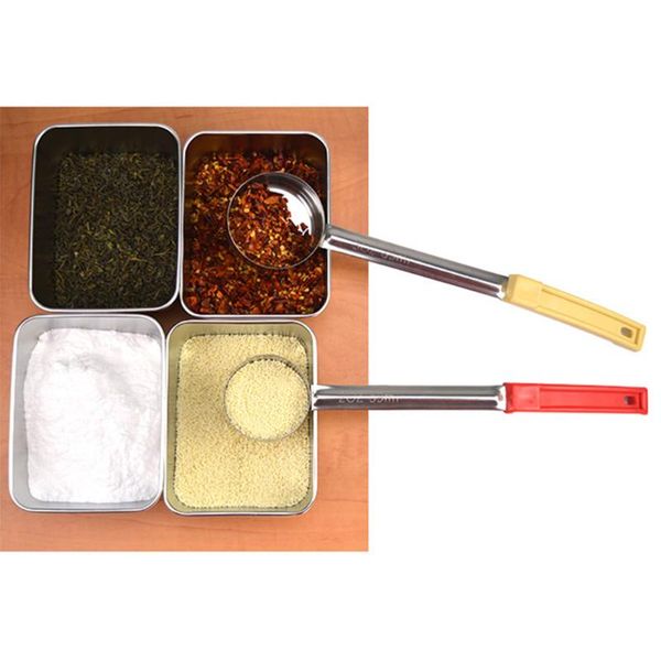 

spoons practical sauce stainless steel drizzle spoon with spout soup ladle serving oil kitchen gadgets