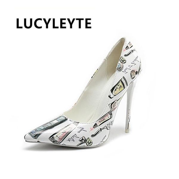 

dress shoes european and american style white painted high-heeled wedding shallow mouth pointed stripes women, Black