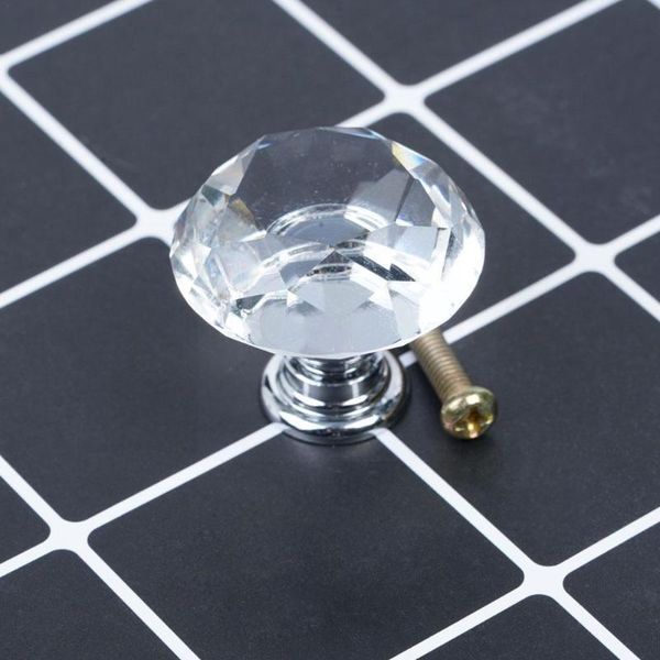 

handles & pulls diamond shape crystal glass knobs drawer pull kitchen wardrobe furniture door handle knob cabinet hardware cry q0k7