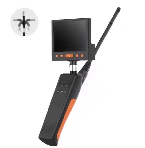 

cameras 3.5inch 8mm 720p 360 degree rotation two way articulate handheld endoscope inspection cmos borescope steering otoscope camera