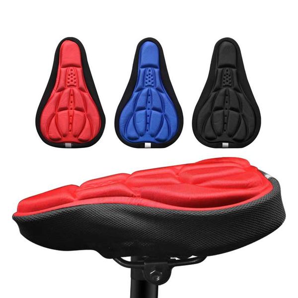 

bike saddles mountain breathable cushion cover road riding thickened soft saddle cycling seat mat 3d sponge polymer bicycle