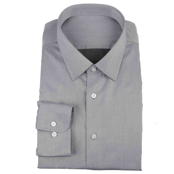 

men's suits & blazers tailored shirt 100s 2-ply custom luxury wrinkle men dress shirts tailor-made light gray business chemise sur mesu, White;black
