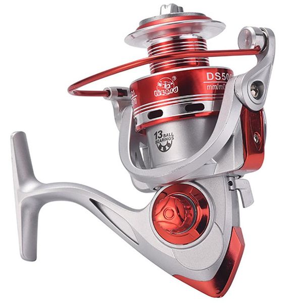 

baitcasting reels spinning 13bb 5.2:1/4.7:1 carp fishing reel 1000-7000 metal spool saltwater carrete de pesca 2021