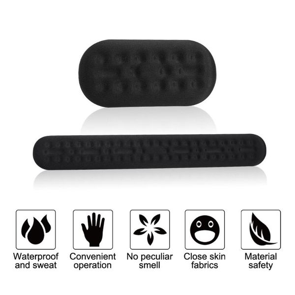 

mouse pads & wrist rests keyboard rest soft memory foam for pain relief ergonomic hand palm support computer pc laptop