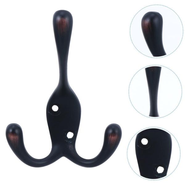 

1pc durable iron curtain hanger clothes hat door wall mounted hook frames
