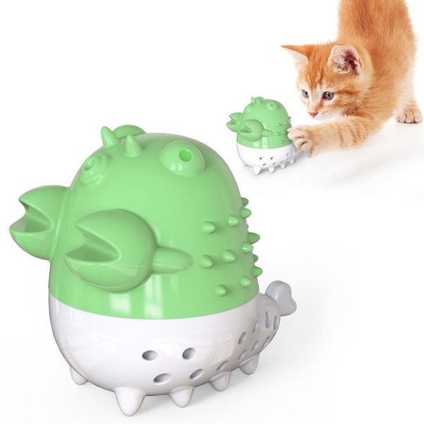 

cat toys lovely eco-friendly simulation crayfish shape toothbrush chew green
