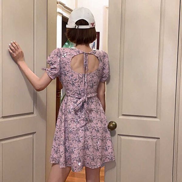 

luxury evening dress 2021 printed doll collar heavy bead backls temperament v-neck closed waist thin a-line skirt, Black;gray