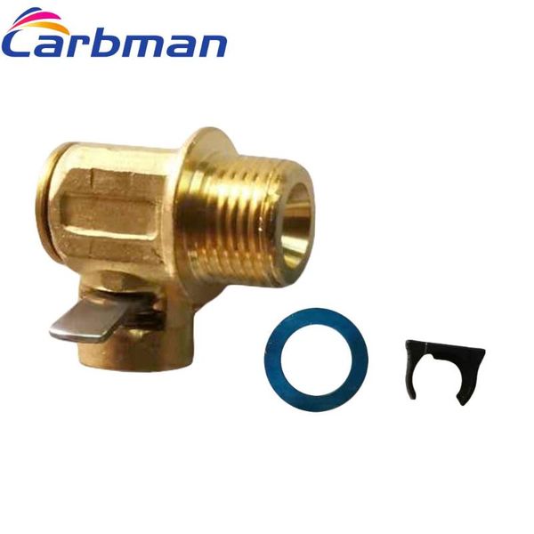 

motorcycle fuel system carbman f105(20mm-1.5) nipple oil drain valve with lever clip