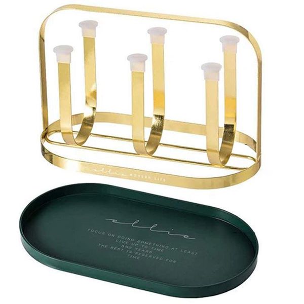 

kitchen storage & organization cup drying rack stand,6 drainer stand rack,non-slip mugs with handle and detachable drain tray