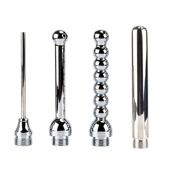 

1set aluminium cleaning klysma shower bidet toilet cleaning plug solution for adults jobs game tool