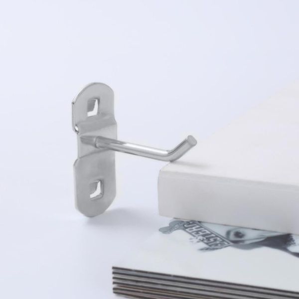 

tool hanging hook metal display rack shop goods shelf hooks thickening square hole plate household kitche & rails