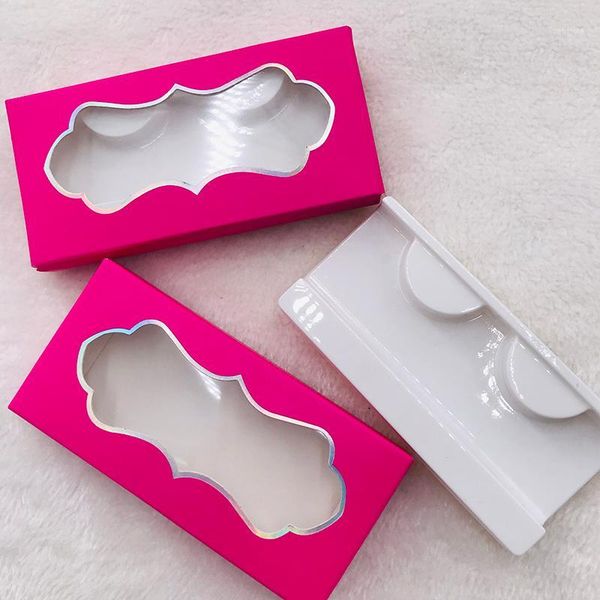 

box wholesale pink cloud lashes custom private logo pretty packing trays1