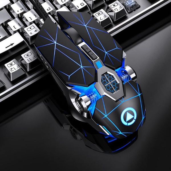 

mice sensitive button gaming mouse frosted skid-proof computer backlit lapaccessaries, black, silent