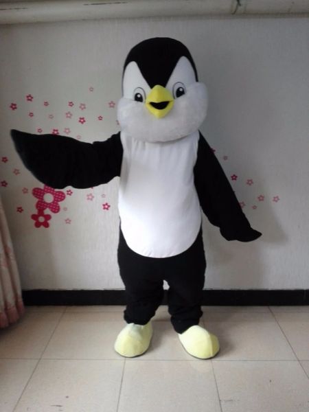 Halloween Penguin Mascot Traje de Alta Qualidade Personalizar Dos Desenhos Animados Anime Tema Caráter Unisex Adultos Outfit Natal Carnaval Fancy Dress