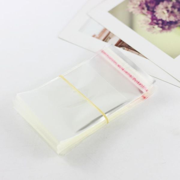 

storage bags 100pcs opp bag clothing packaging self sealing adhesive transparent plastic