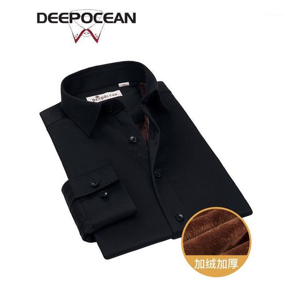 

winter men shirts thick long solid cotton brand clothing fashion warm caual shirt business dress x75510l men's casual, White;black