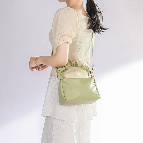 

evening bags square handbag store 2021 trend simple shoulder bag casual fashion women's messenger underarm white light trumpet