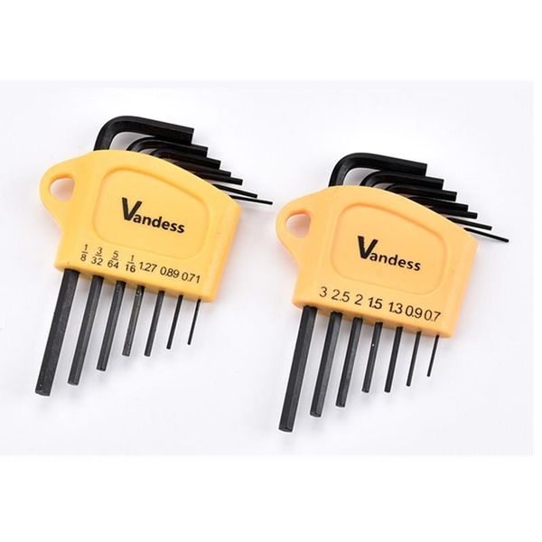 

hand tools 0.7mm-3mm mini hexagon hex allen key set wrench 7pc/pcs
