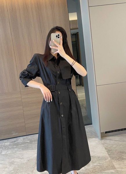 

women's trench coats ik0679 fashion & jackets 2021 runway luxury european design party style clothing, Tan;black