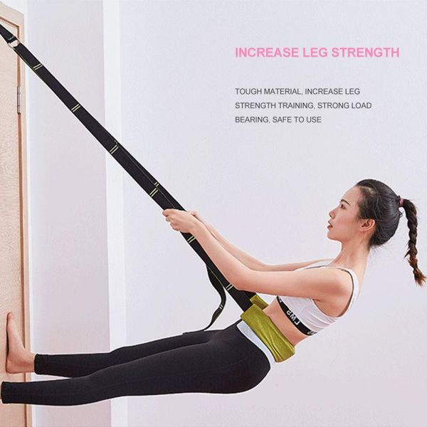 

word horse open ligament stretch door yoga belt lower waist trainer rope training device resistance bands