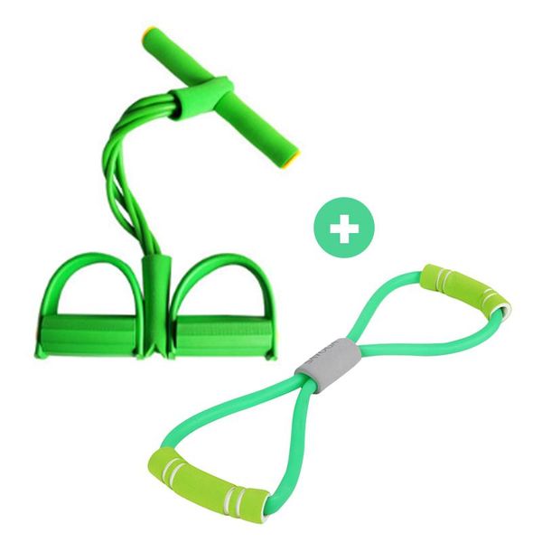 

resistance bands 8 word chest expander rope+resistance elasticas rubber for fitness training sports exercise gym workout equipment