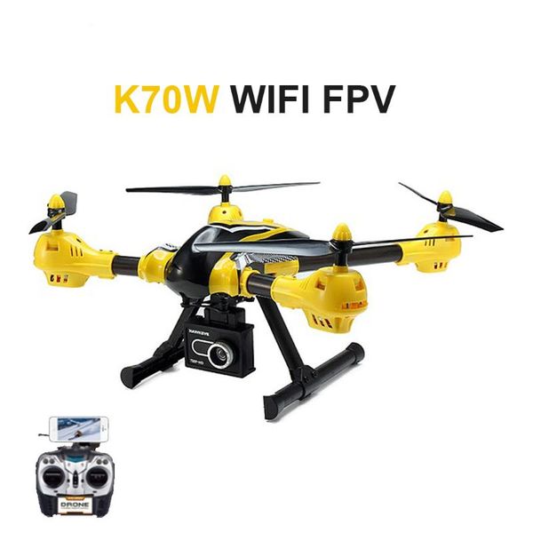 

kai deng k70w wifi fpv with 2.0mp gimbal rotatable hd camera drone high-defintion 3d rolling headless model rc quadcopter drones
