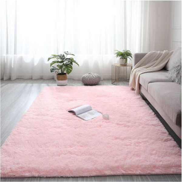 

carpets nordic pink fluffy carpet rugs for home living room grey area rug bedroom 200x300cm large size plush anti-slip soft white