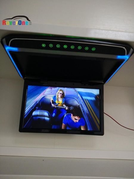 

car video 15.6'' inch hd 1080p automotivo auto mobile flip down overhead ceiling tft lcd monitor coach truck bus ad player hdmi us