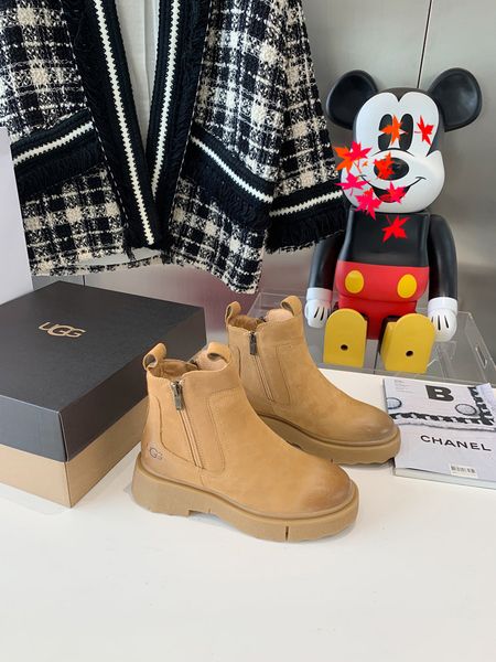 

2022 fashion love women boots chunky heel martin laureate boot black white yellow martins woman shoes with box and logo size 35-40 -k005