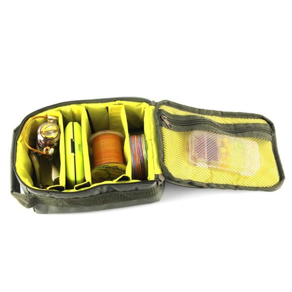 

fishing accessories 4-layer large capacity outdoor tackle bag 600d oxford cloth multiple use line reel lures hook storage handbag