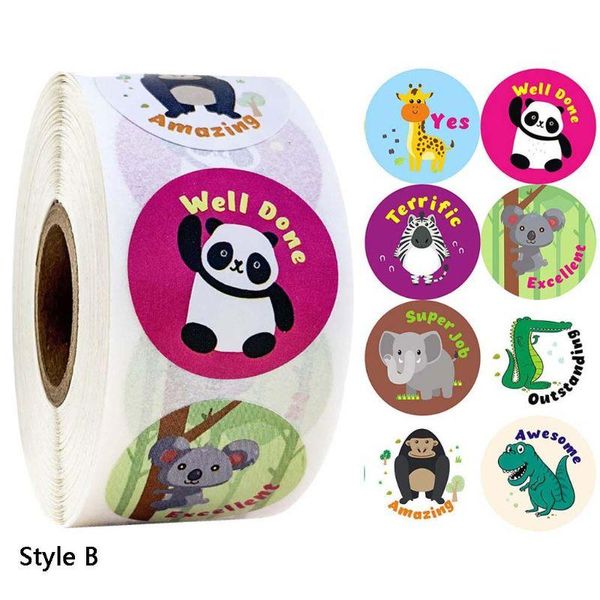 

cartoon animal reward stickers diary scrapbooking teacher incentive gift wrap