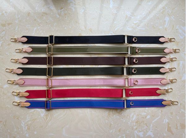 

urban classic sale 6 colors shoulder straps for 3 piece set bags women crossbody bag canvas bag parts strap pink blak green blue, Black