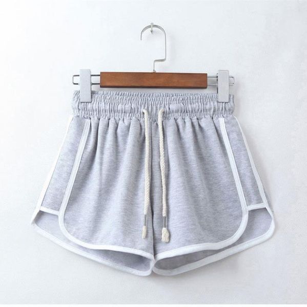 

trendy casual men's shorts running fitness sports short casual wide leg women pants couples loose large size wear pajamas, White;black