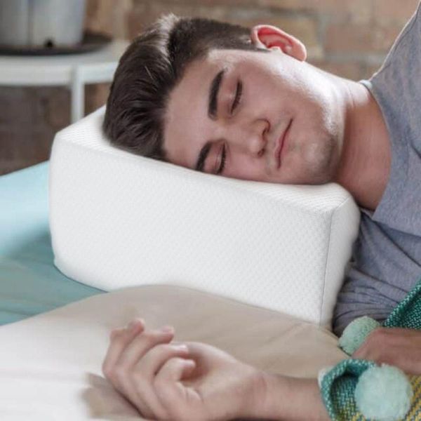 

sleep memory foam bed orthopedic pillow for neck pain sleeping with embroidered pillowcase 35x28x15cm decor wholesale