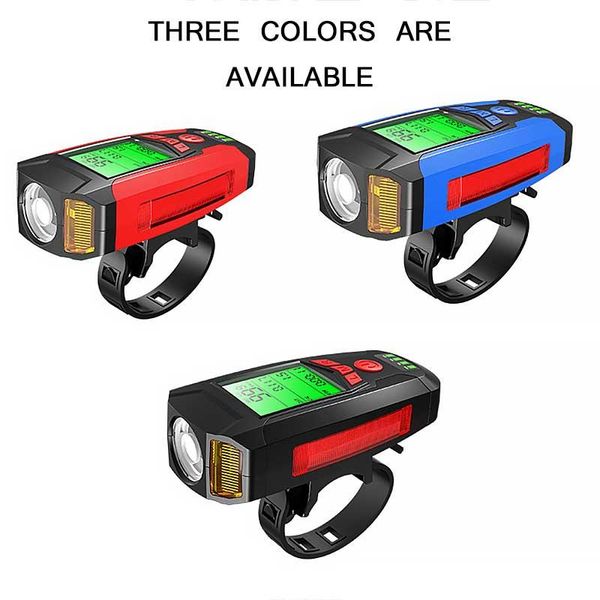 

bell bicycle light flash bike horn tail handlebar head warning multifunctional practical outdoo lights