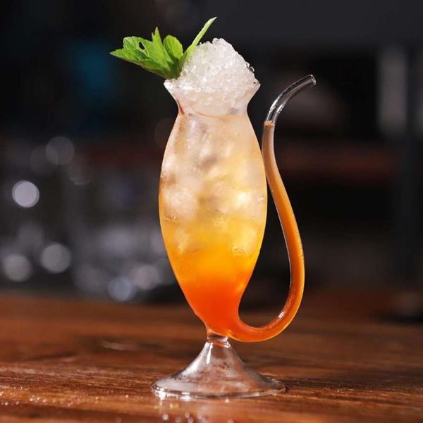 

wine glasses 200ml heat-resistant transparent glass cup red juice creative